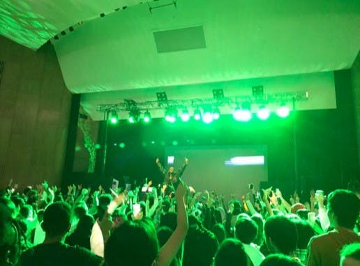 COURTESY OF JINGYAN ZHANG
This year's Hoptoberfest concert was headlined by Desiigner, a rapper.