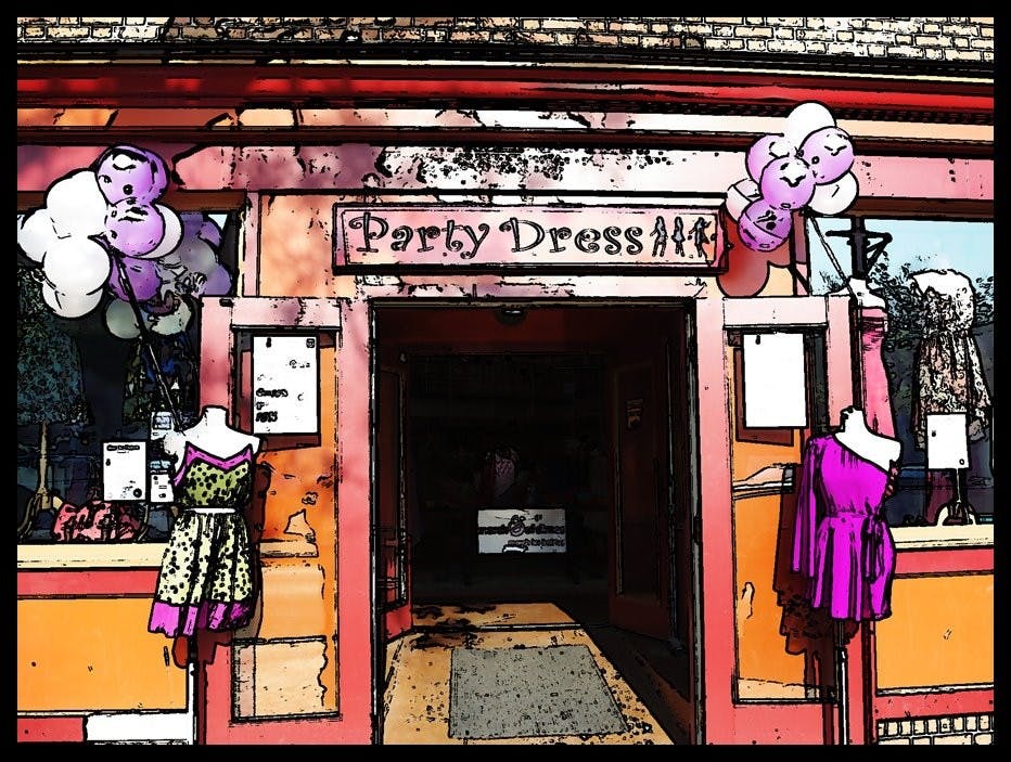 courtesy of www.facebook.com/partydressbaltimore/
Stores like The Party Dress in Fell’s Point are a great place to find some new, fashionable clothes.