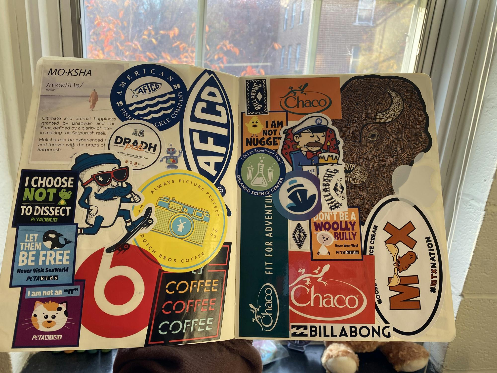 COURTESY OF AASHI MENDPARA
Since she was a child, Mendpara has documented her memories in the form of stickers.