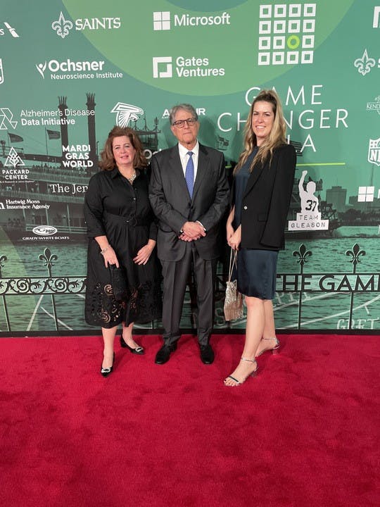 COURTESY OF JEFFREY ROTHSTEIN AND LORA LEE CLAWSON
Tiwari discusses the dual importance of clinical treatment and research regarding amyotrophic lateral sclerosis (ALS) in interviews with Dr. Jeffrey Rothstein, director of the Robert Packard Center, and Lora Lee Clawson, director of ALS clinical services at the University.&nbsp;