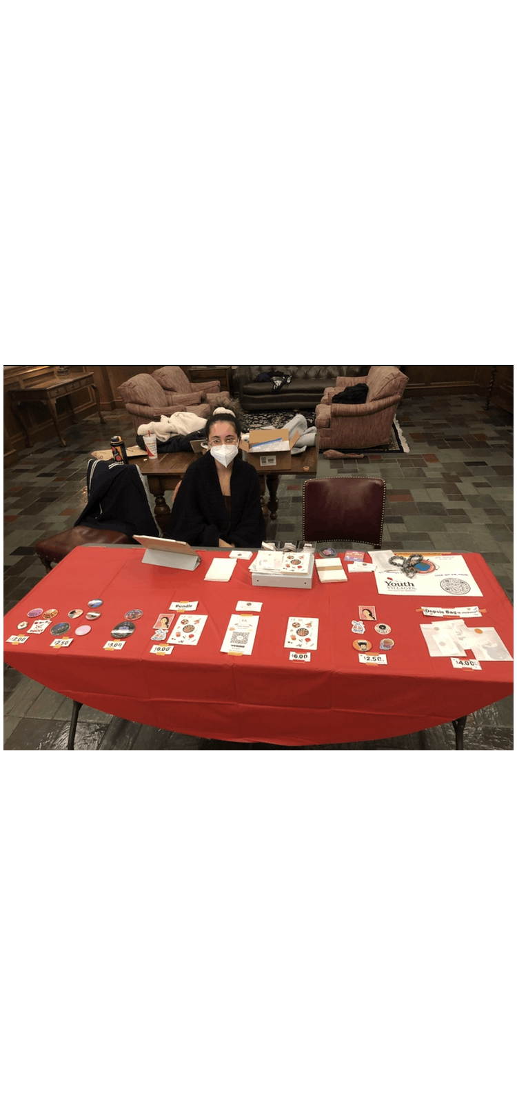 COURTESY OF STUDENTS SELLING STICKERS
By selling in-person at the University this semester, Students Selling Stickers hopes to raise more profits to be able to donate more to organizations.