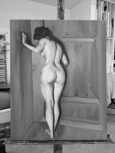  COURTESY OF ERICA LEE
Senior Erica Lee’s painting of Emma took a long time to complete.