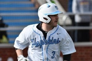  HOPKINSSPORTS.COM
The Blue Jays bested Cortland State 6-5 on a ninth inning walk-off home run from junior Mike Smith.