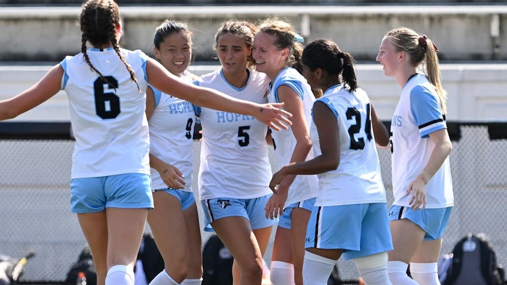 COURTESY OF HOPKINSSPORTS.COM
Men's and women’s soccer both had intense battles against Haverford College over the weekend.