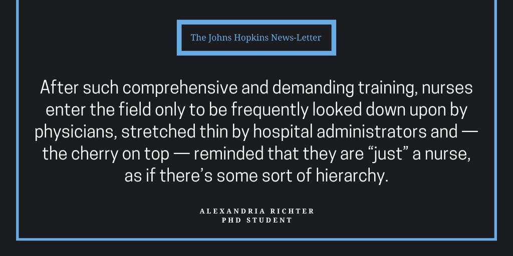 Richter details the unjustified belittlement of nurses.