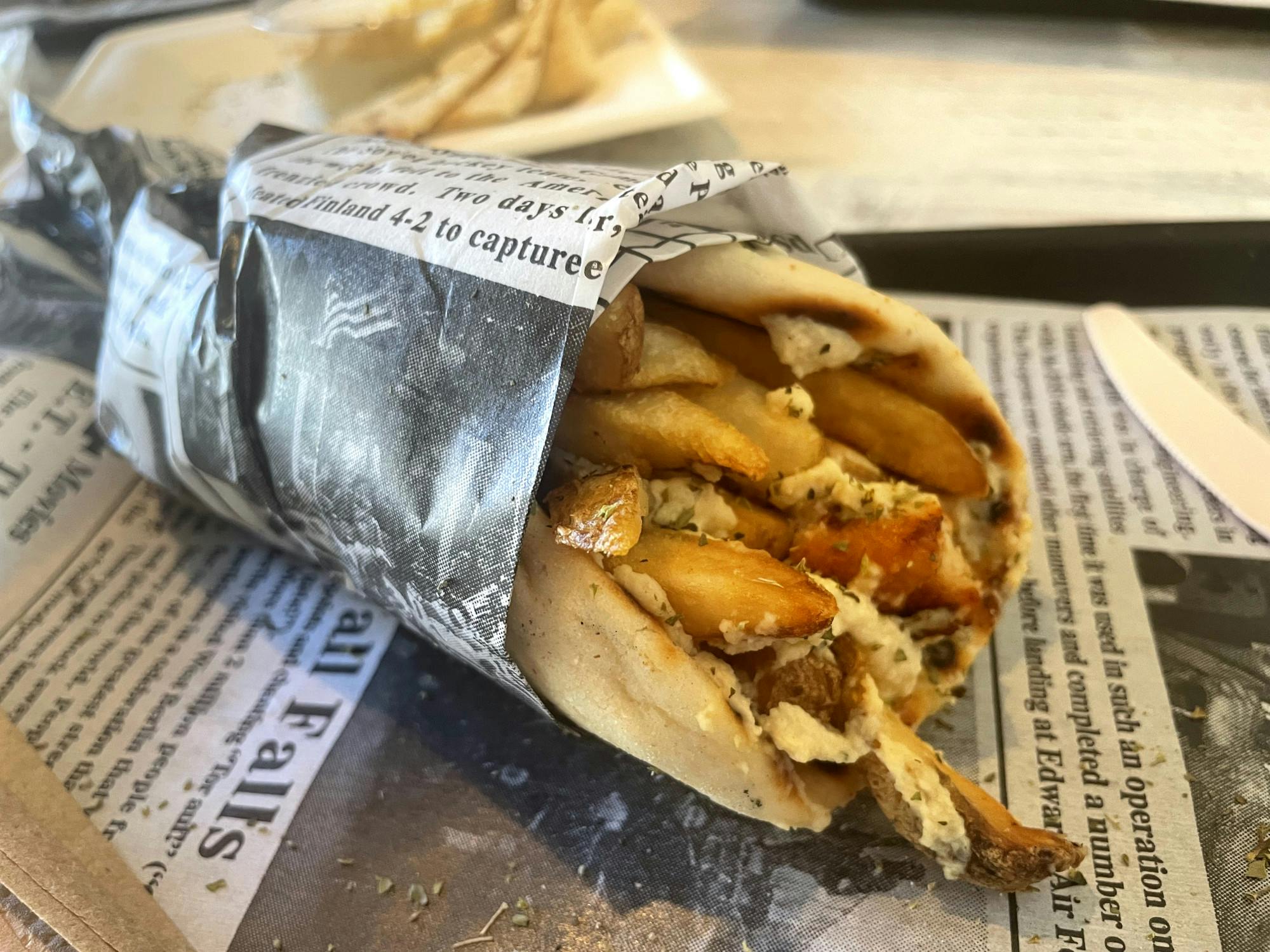 COURTESY OF GRETA MARAS
Maras reviews Souvlaki, a Greek restaurant in Hampden that professes the beauty of Greek food with ease.