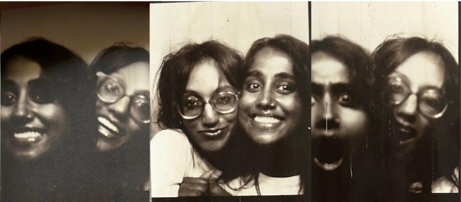 COURTESY OF AASHI MENDPARA
Mendpara prepares to say goodbye to her best friend as graduation approaches.