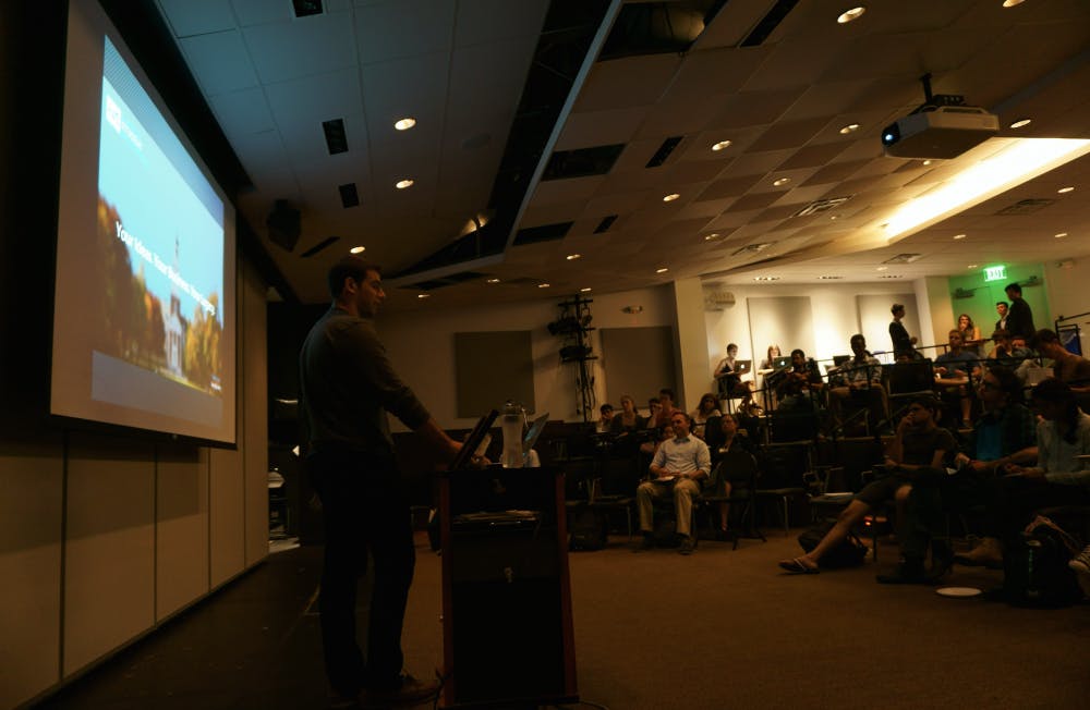 COURTESY OF KUNAL MAITI
Potential entrepreneurs attended TCO’s event in the Arellano Theater.