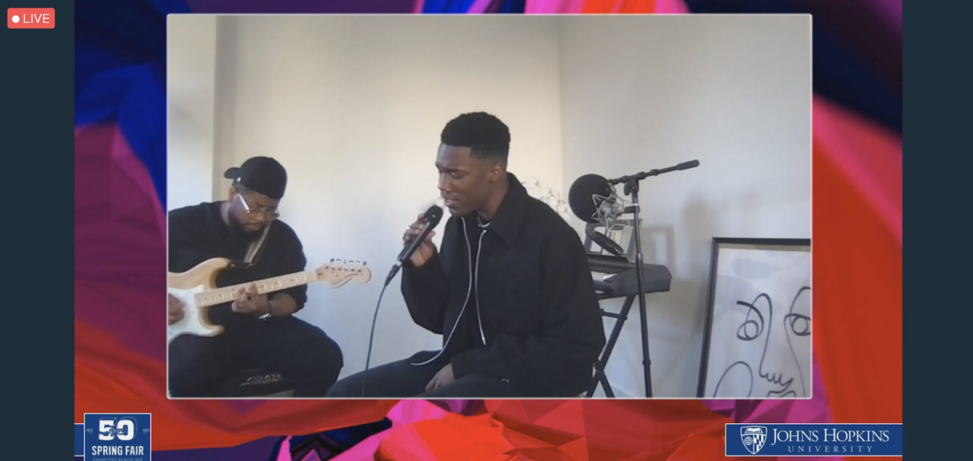 COURTESY OF SARAH JUNG
Giveon performed a series of songs during the University’s 2021 Spring Fair Concert.