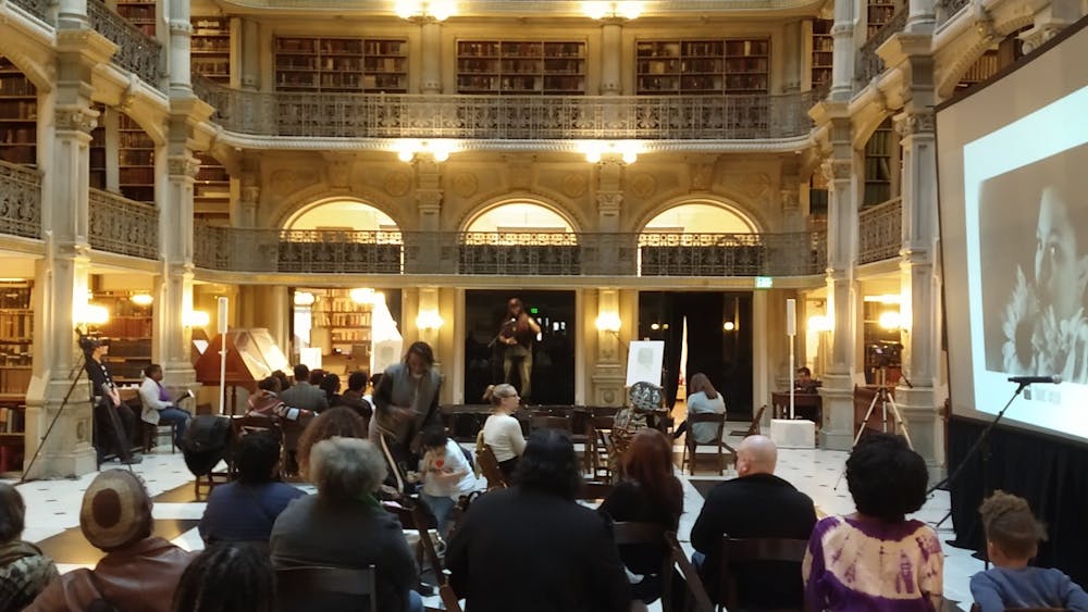 COURTESY OF RISHABH KUMAR
John Clark Mayden’s photo exhibition reflects on Baltimore’s history. 