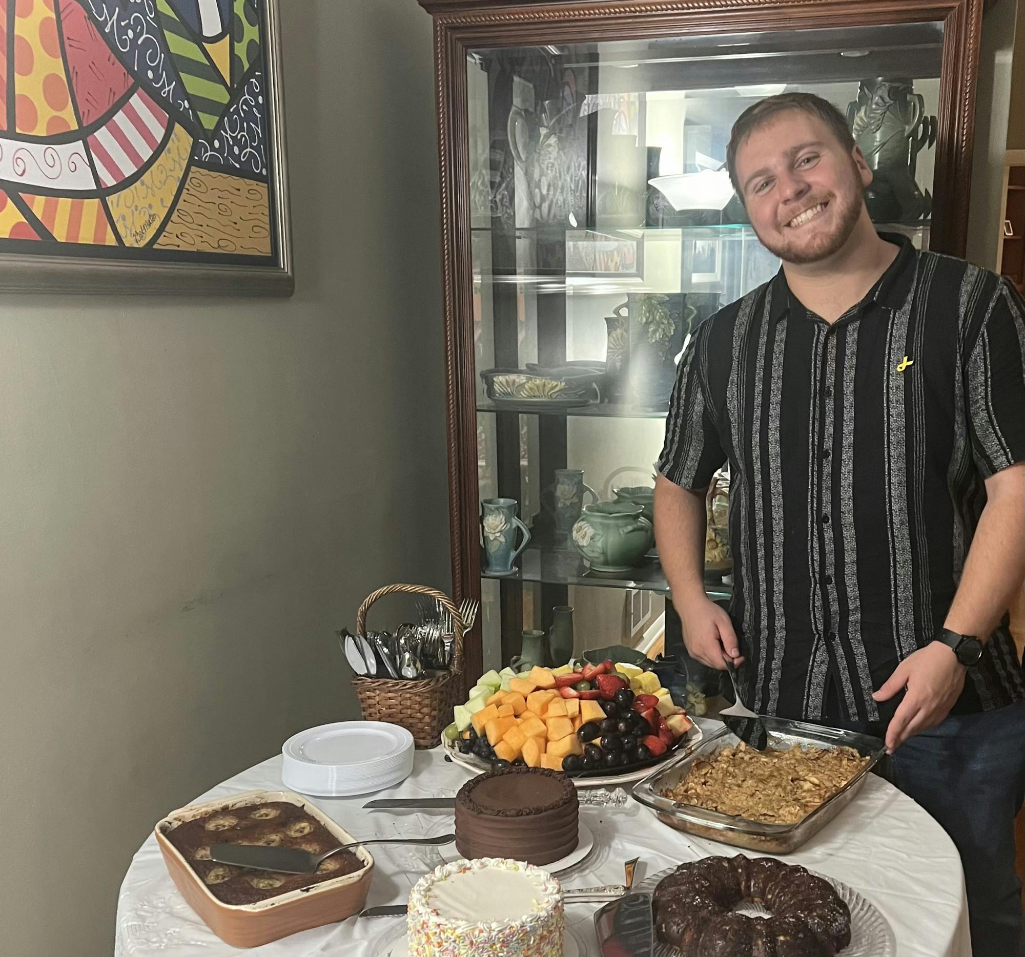 COURTESY OF GABRIEL LESSER
Lesser talks about the values food symbolizes to him.