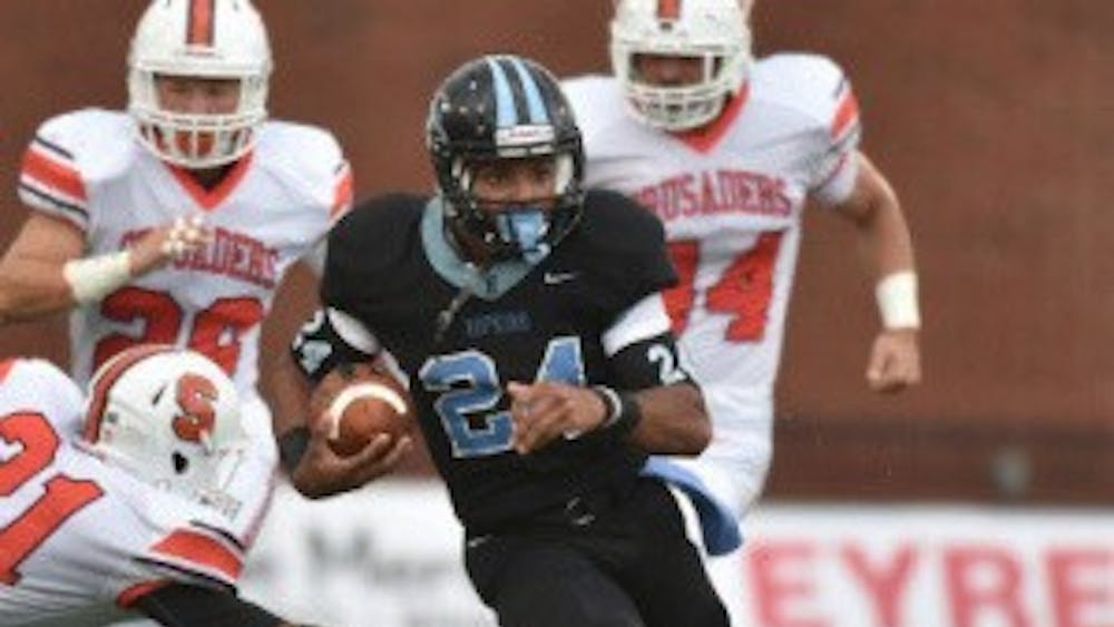  HOPKINSSPORTS.COM Brandon Cherry spearheads an explosive ground game for a Hopkins offensive attack that has put up over 150 points in three games.