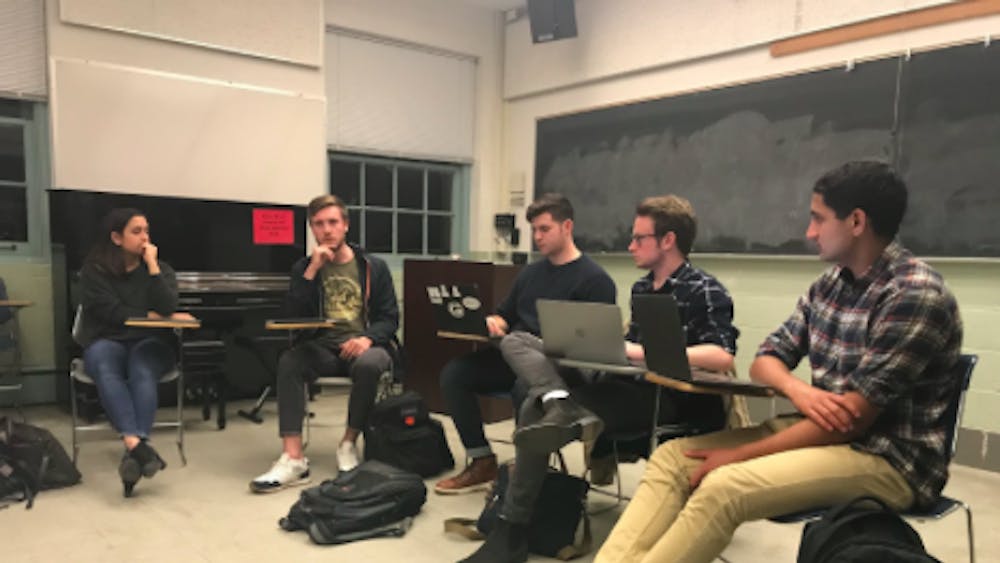 COURTESY OF IODIA DIZON
Students gathered to discuss the effects of politics on climate change.