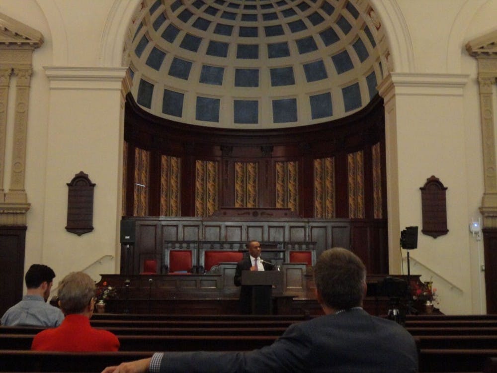 Courtesy of Samantha Seto
Glaude stressed the importance of fostering inclusive democracies.