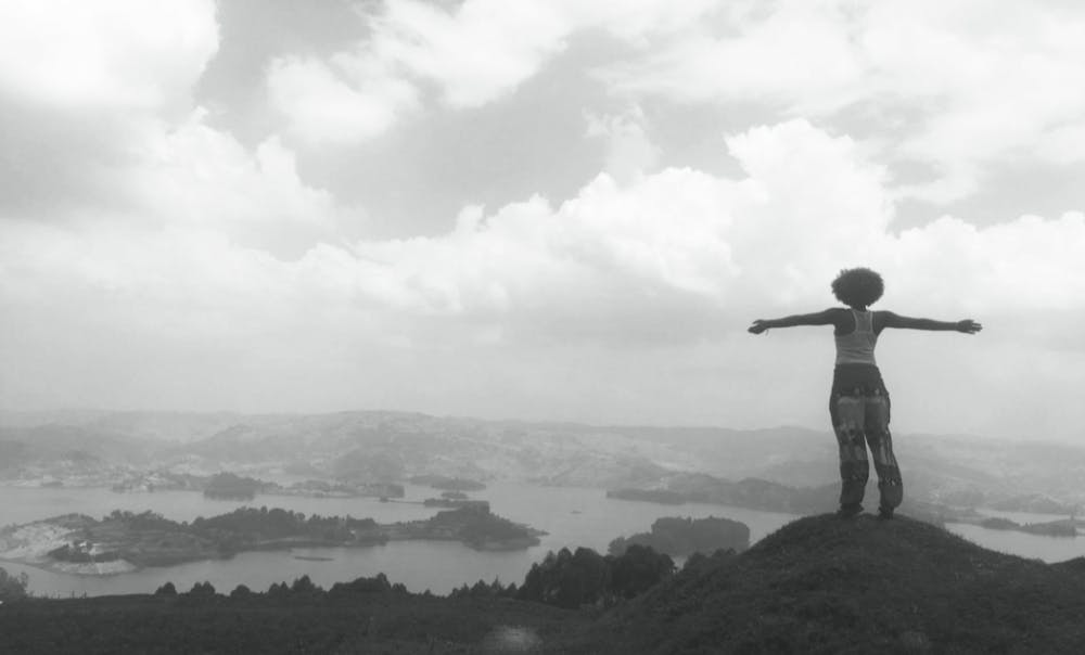 COURTESY OF NAADIYA HUTCHINSON
Hutchinson worked to improve public health this summer in Uganda.