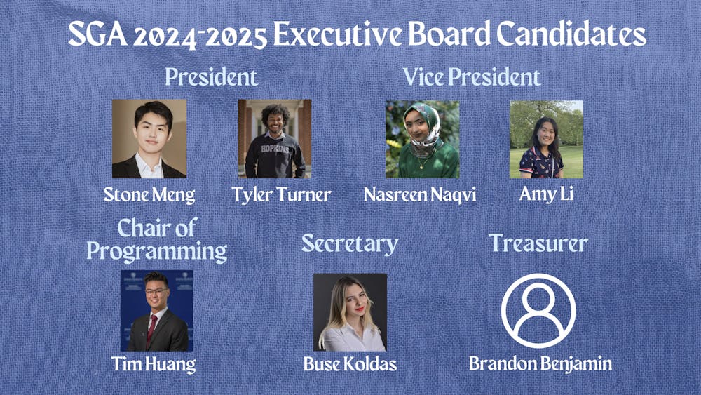 ARUSA MALIK / DESIGN &amp; LAYOUT EDITOR
Candidates for the 2024–2025 SGA Executive Board race shared their reasons for running for office.