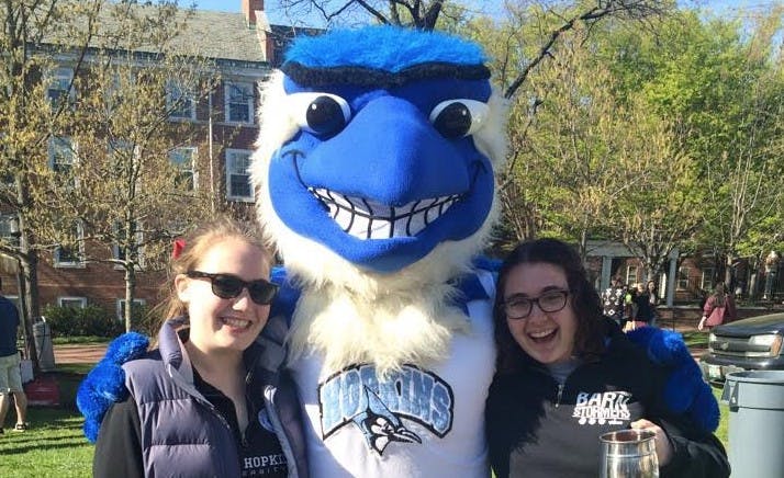 Courtesy of Greg Konar
Senior Greg Konar put on the mascot outfit for Spring Fair in 2015.