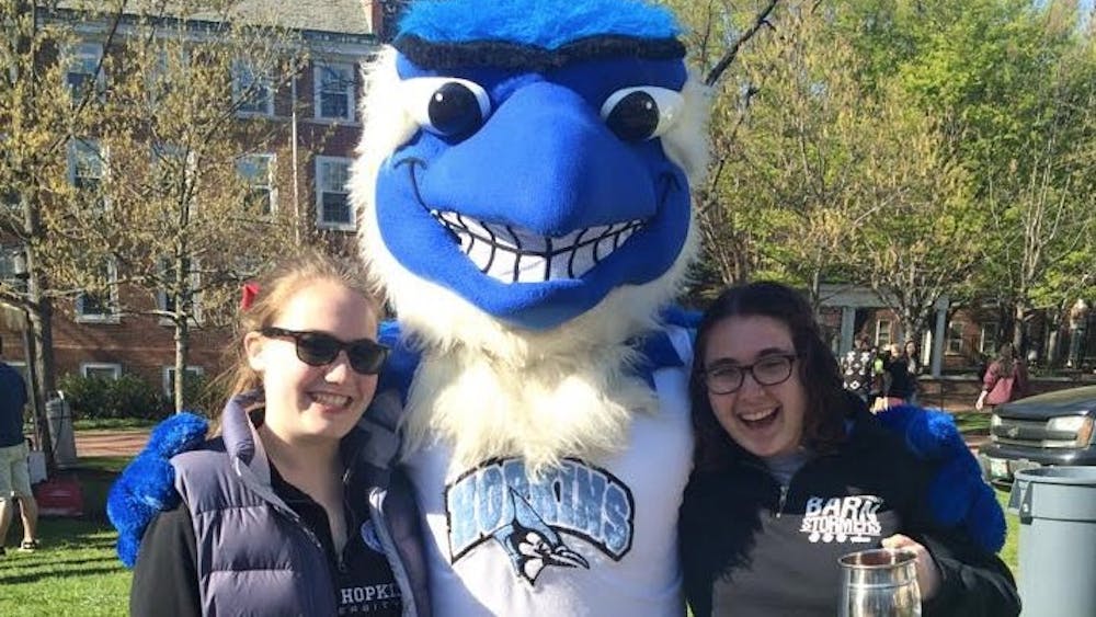 Courtesy of Greg Konar
Senior Greg Konar put on the mascot outfit for Spring Fair in 2015.