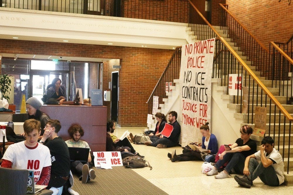 FILE PHOTO
Amid protests over police brutality and violence, Hopkins must listen to its students and abandon plans for a private police force.  