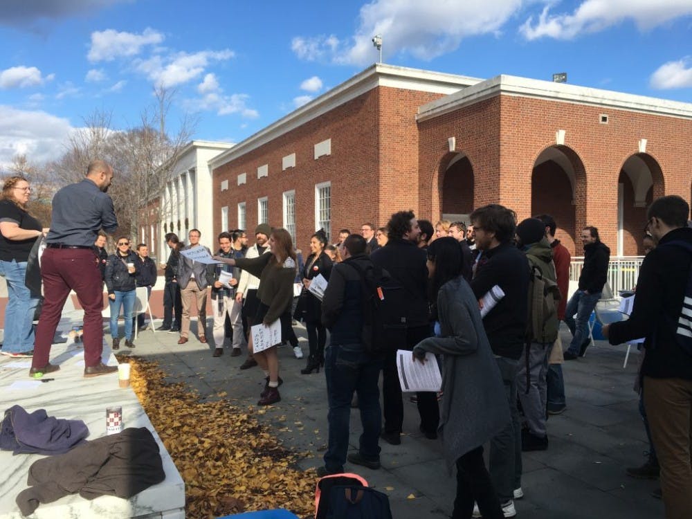  COURTESY OF ROLLIN HU
HC supporters played ‘Cards Against the Humanities Center’ Thursday.