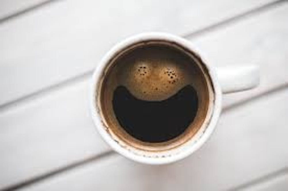 Warning labels on coffee