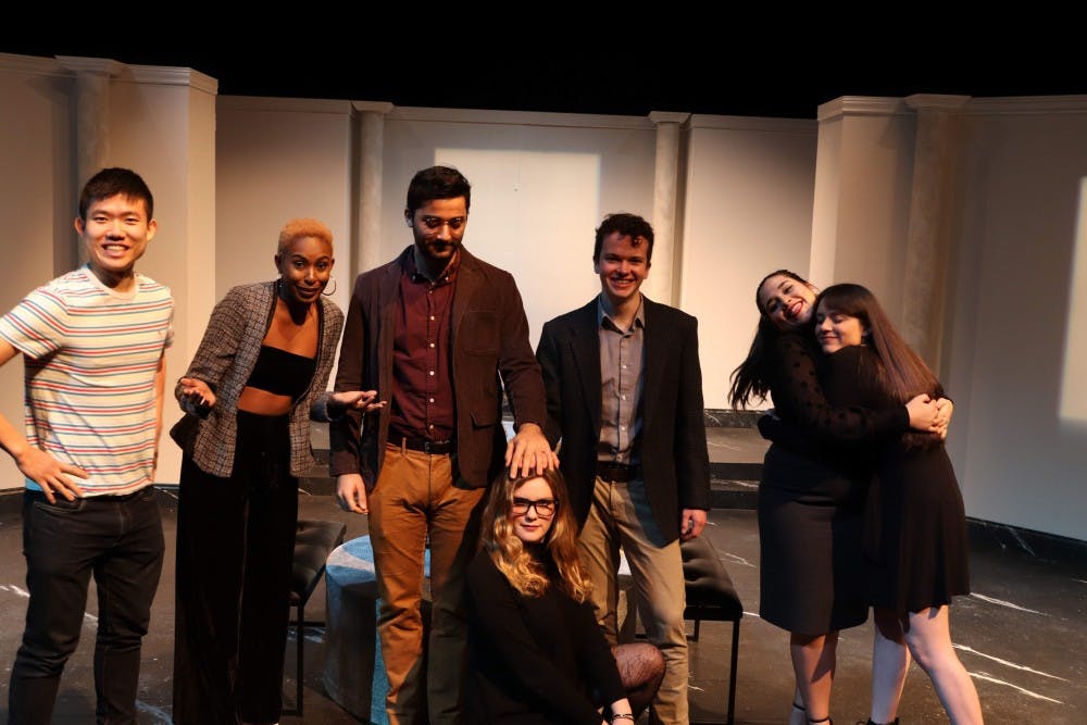  Courtesy of Laura Oing
Redzinski  with the cast of the play she directed with Witness Theater called “The Importance of Being Terry.”