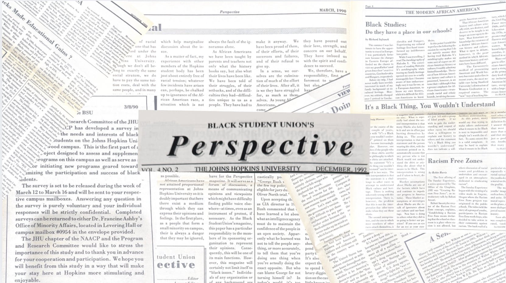 COURTESY OF MYRA SAEED
BSU's "Perspective" publication dates back to the late 1900s, serving as a platform for Black student advocacy.&nbsp;