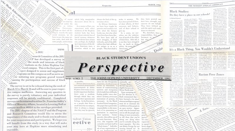 The origins of Black Student Union's publication "Perspective"