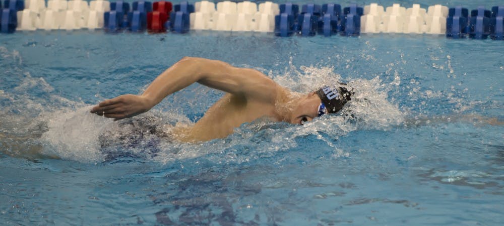 Hopkinssports.com
Greenhalgh on his way to another All-American finish in the 500 Free.