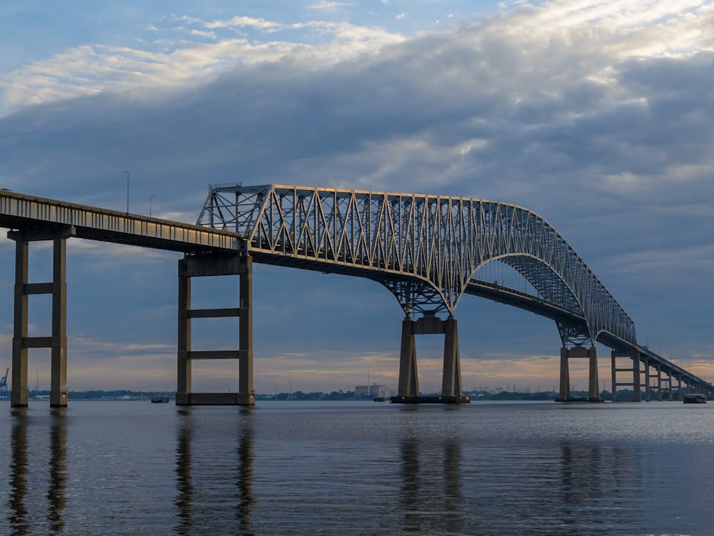 PATORJK / CC BY-SA 4.0
Sangree, from the Hopkins Department of Civil and Systems Engineering, used her expertise to share reasons behind the collapse of Francis Scott Key Bridge in Baltimore. &nbsp;