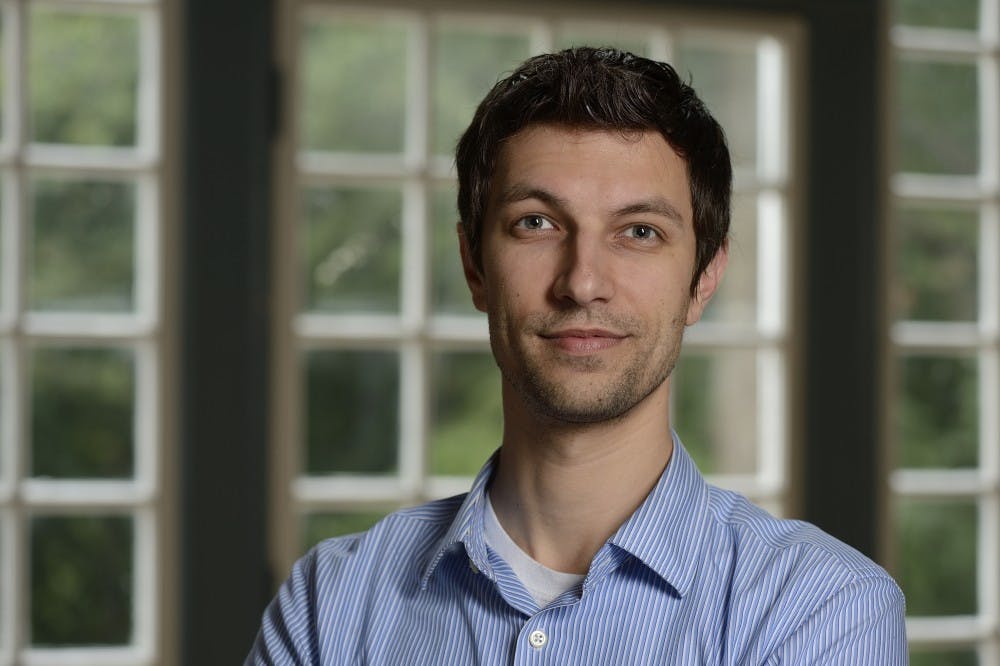 COURTESY OF KEVIN LEWIS
Kevin Lewis’s lab works at the cross section of geophysics and geology.