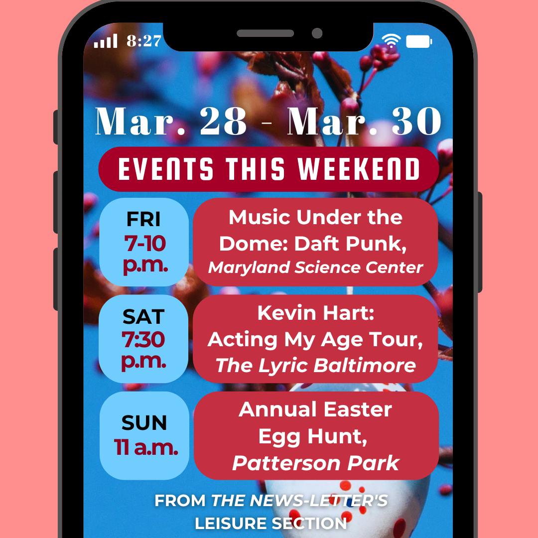 JIYUN GUO / DESIGN &amp; LAYOUT EDITOR
Check out the Annual Easter Egg Hunt in Patterson Park on Sunday!&nbsp;