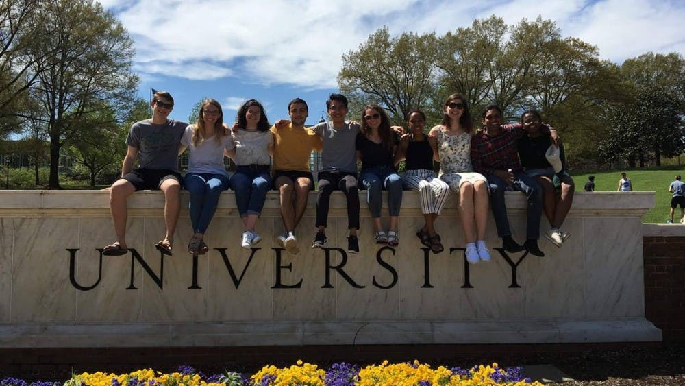 COURTESY OF CECILIA VORFELD
For Vorfeld, self-care can be as simple as taking a break outside with friends.