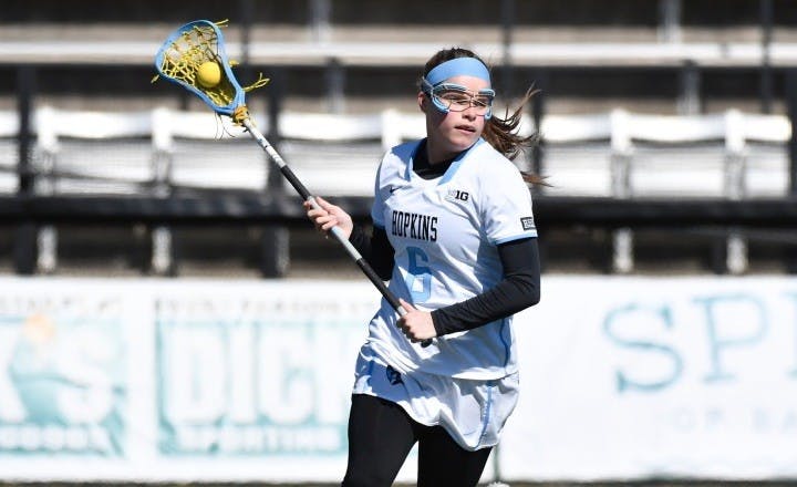 Hopkinssports.com
The women’s lacrosse team won their seventh game to open the season when they defeated Hofstra by a score of 12-4 over the weekend.