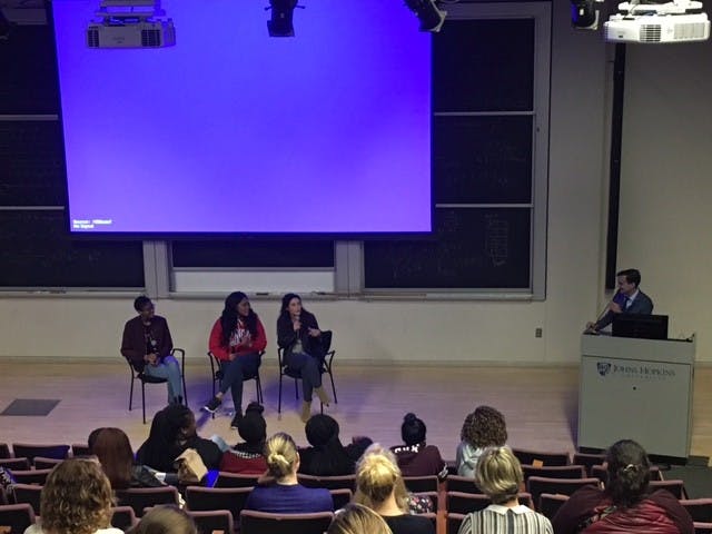 COURTESY OF ALYSSA WOODEN
Giraldo, Grainger and Lipitz discussed their experiences making the film.