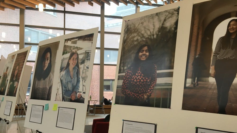 COURTESY OF KAREN WANG
The gala featured photos of student immigrants and snippets of interviews in which they shared their stories.