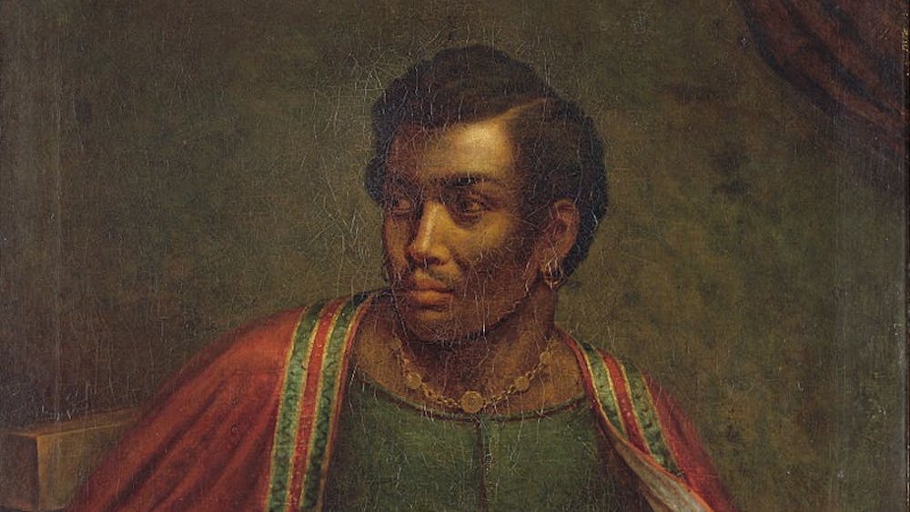 PUBLIC DOMAIN
This portrait shows actor Ira Aldridge dressed for his role in Othello.