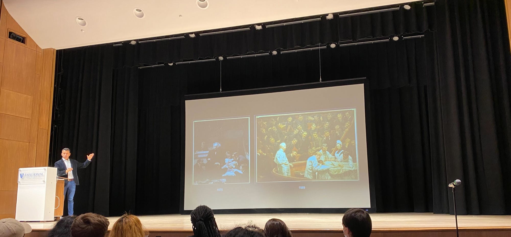 COURTESY OF JULIA CHOE
Dr. Marty Makary discussed how the medical industry has acted as a major impediment to reducing costs for patients.&nbsp;