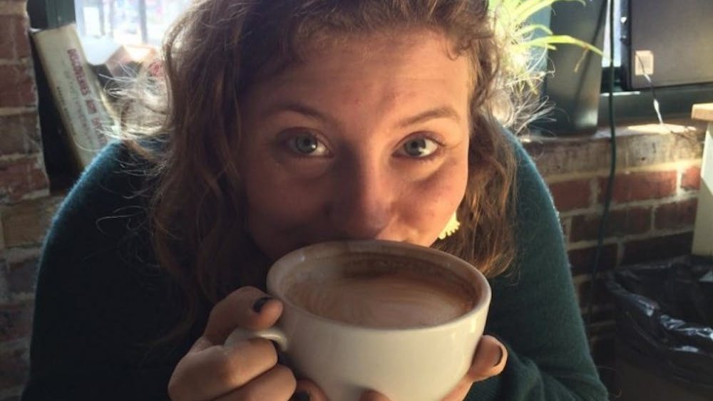COURTESY OF HANNAH MELTON
FACT: Charmington‘s lattes are approximately the size of your face.