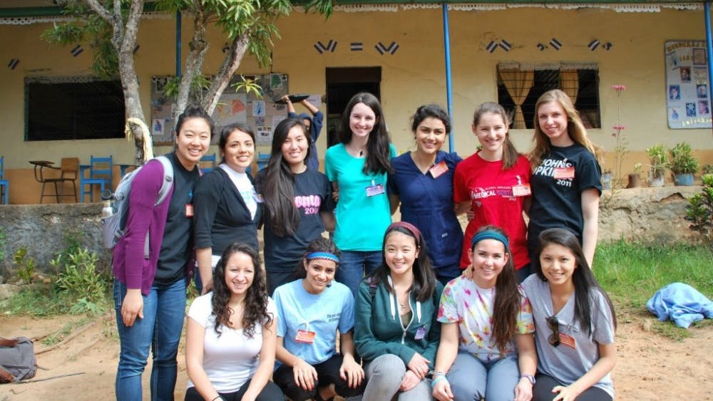  Courtesy of nirali chauhan
Hopkins students traveled to Honduras this past Intersession to serve in a temporary clinic.