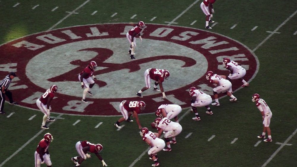 MATTHEW TOSH/CC BY-SA 2.0
The Alabama University Crimson Tide is no stranger to the No. 1 college football ranking.