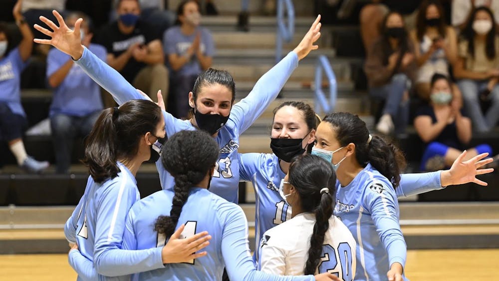 COURTESY OF HOPKINSSPORTS.COM
Hopkins volleyball won every match it played this weekend.&nbsp;