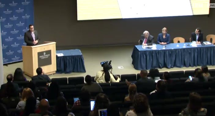 Several Hopkins organizations collaborated to put on Monday’s panel.