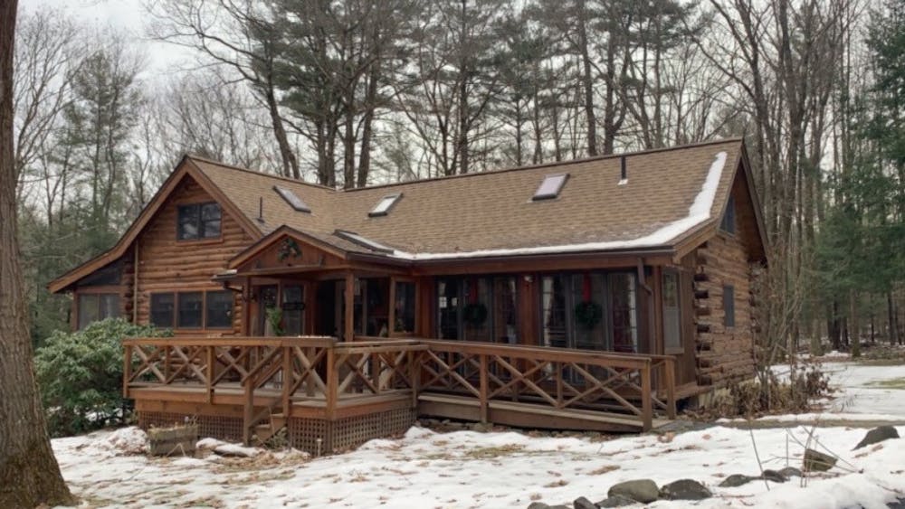 COURTESY OF MADELYN KYE
Kye looks back at her family’s December tradition of gathering at her aunt’s log cabin.