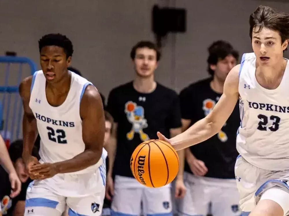 COURTESY OF HOPKINSSPORTS.COM
Both the men’s a women’s basketball teams are soaring in shots this season. Even with a shaky start, the teams saw a redemption week and now have a well deserved confidence boost.