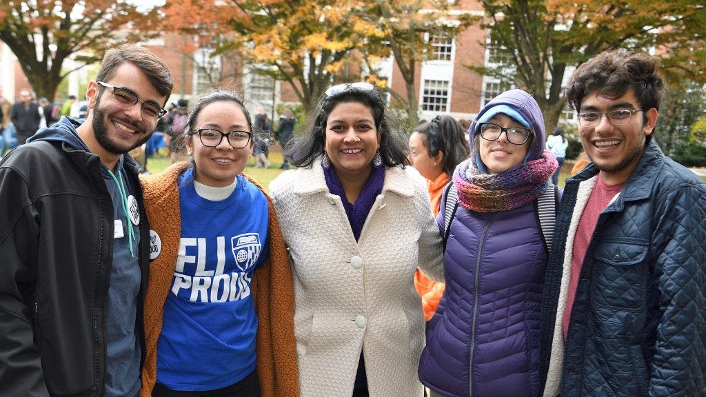 COURTESY OF SMITA RUZICKA
Dean of Student Life Smita Ruzicka takes pride in the relationships she formed with students.