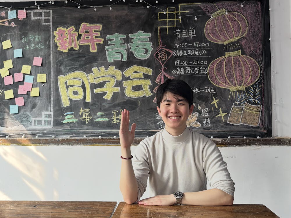 COURTESY OF STONE MENG
Meng describes his experiences throughout his undergraduate years, including serving as the Student Body President and starting a vending machine startup. 