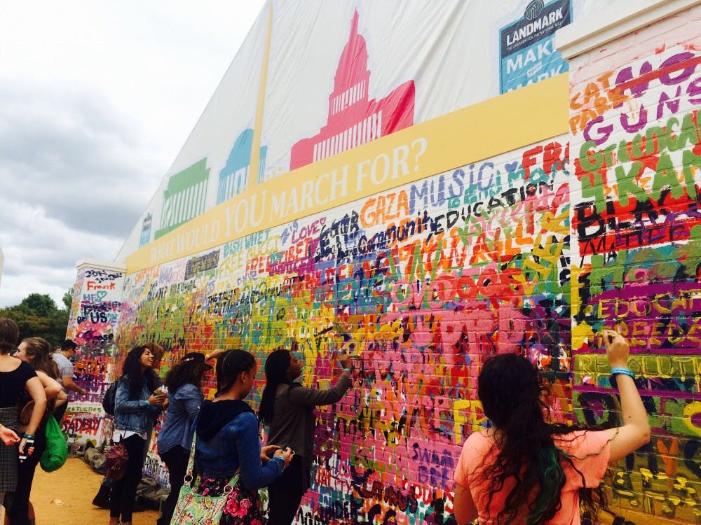  COURTESY OF RACHEL BIDERMAN
 The first-ever Landmark Festival featured musical acts like Drake and The Strokes as well as interactive art.