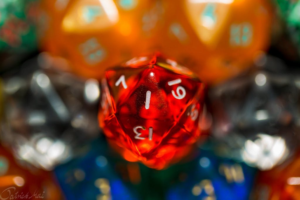 PATRICK AKA HERJOLF / CC BY-NC-ND 2.0
In With a Little Luck, a high schooler finds a 20-sided die which magically grants him extra luck, letting him achieve all the things he thought he wanted.