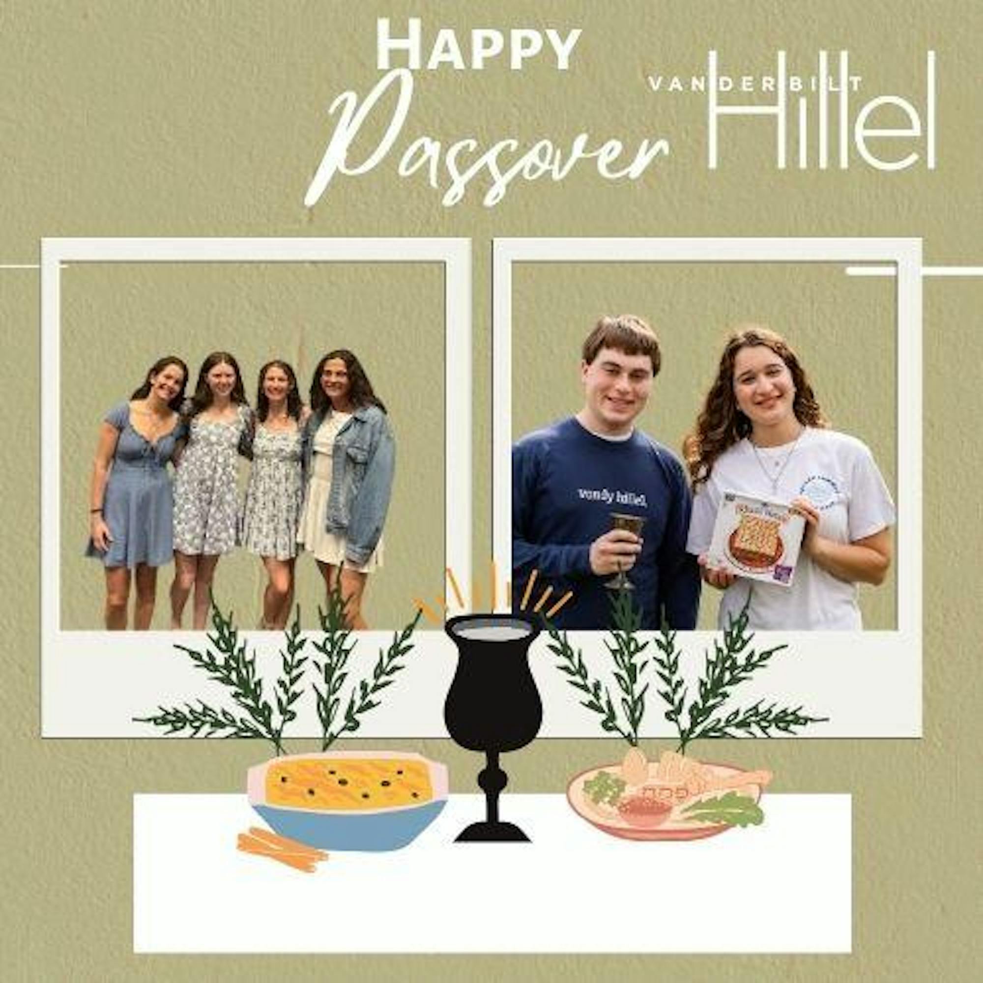 Green and White Modern Happy Passover Instagram Story - 1